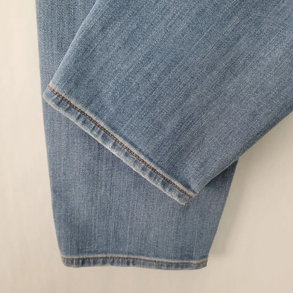 J. Crew Stretch Skinny Ankle Light Wash Jean 30/26 E0736